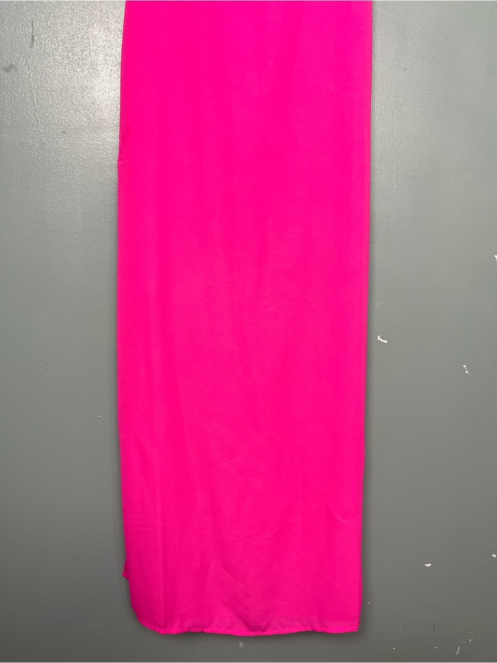 superdown Addison Hot Pink Spaghetti Strap Maxi Dress Side Slit Women’s Size XS - Picture 4 of 11